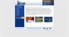 Desktop Screenshot of fairviewsavings.com